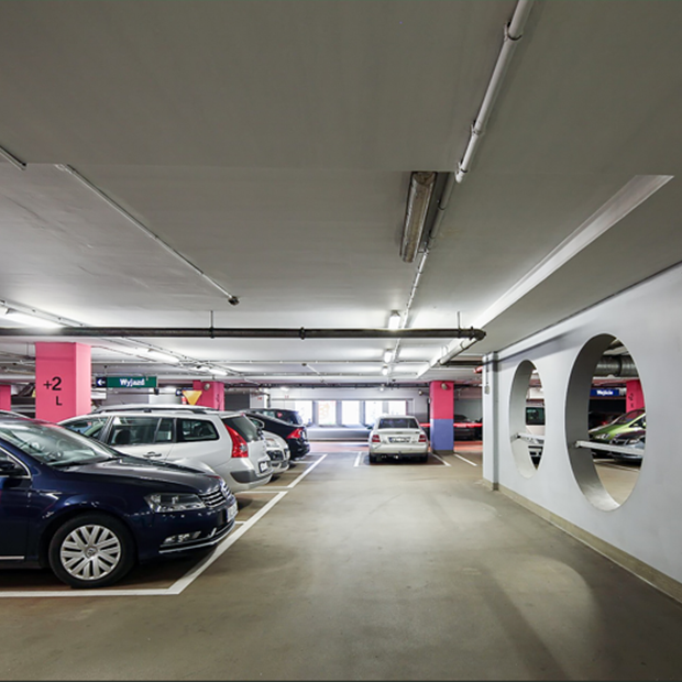 zdjęcie parkingu w pasażu grunwaldzkim
