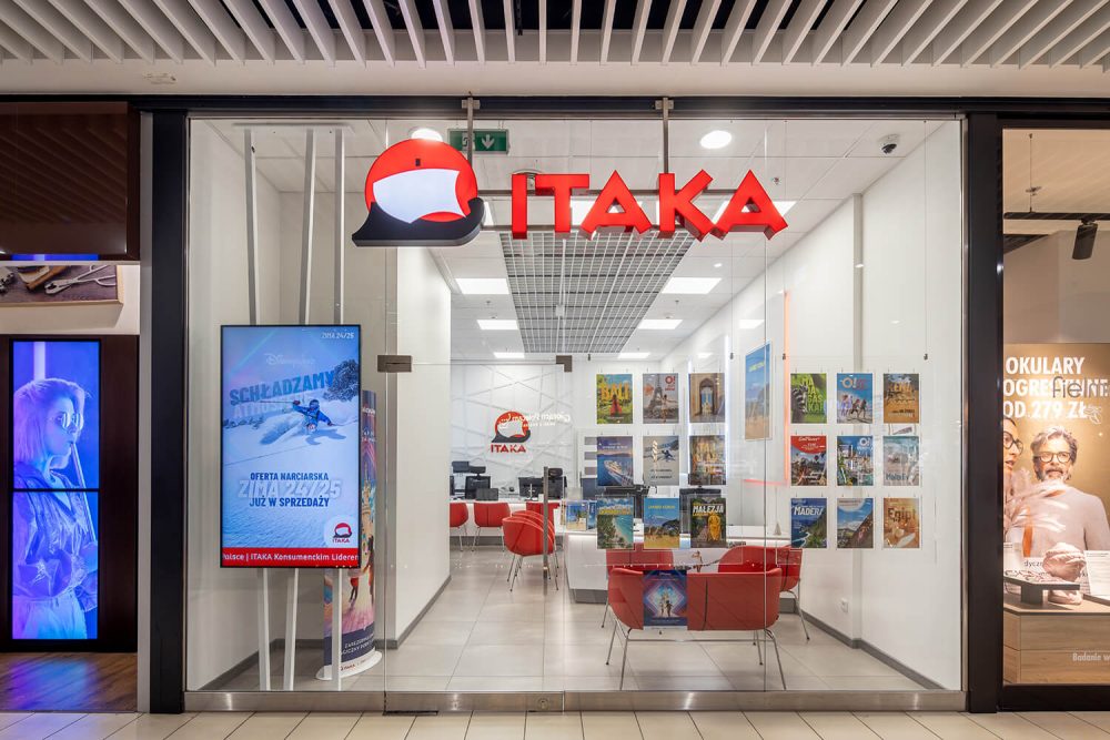 itaka biuro podróży w pasażu grunwaldzkim