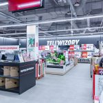 Wnętrze sklepu Media Markt w Pasażu Grunwaldzkim.