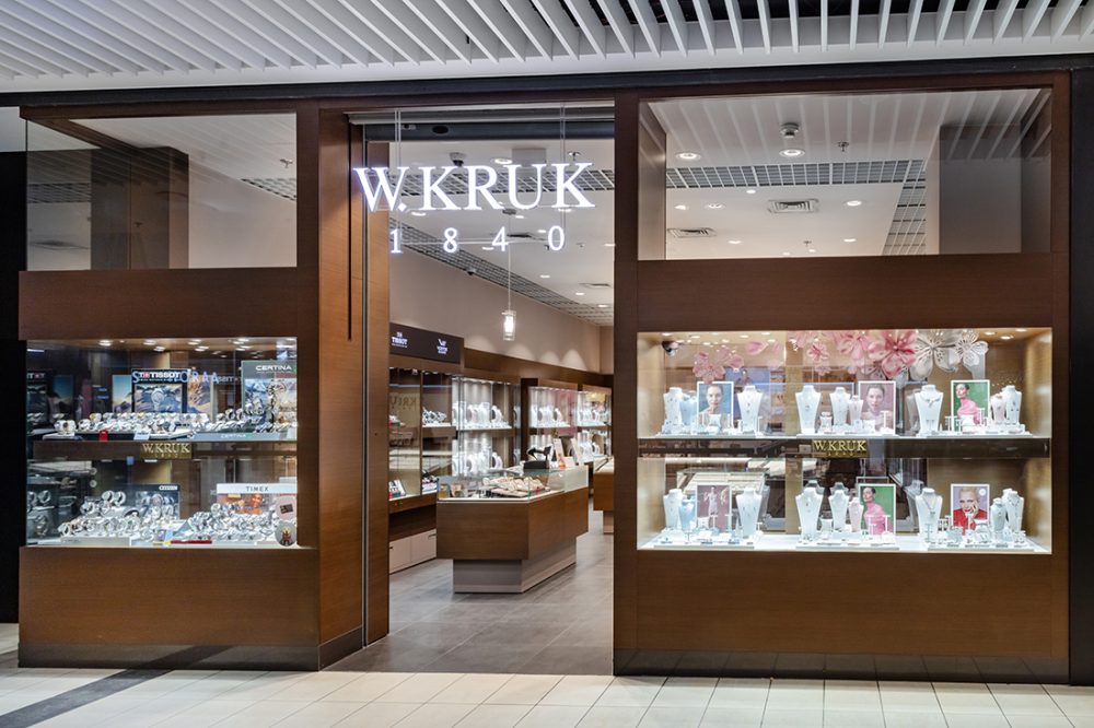 Salon jubilerski W. Kruk w Pasażu Grunwaldzkim