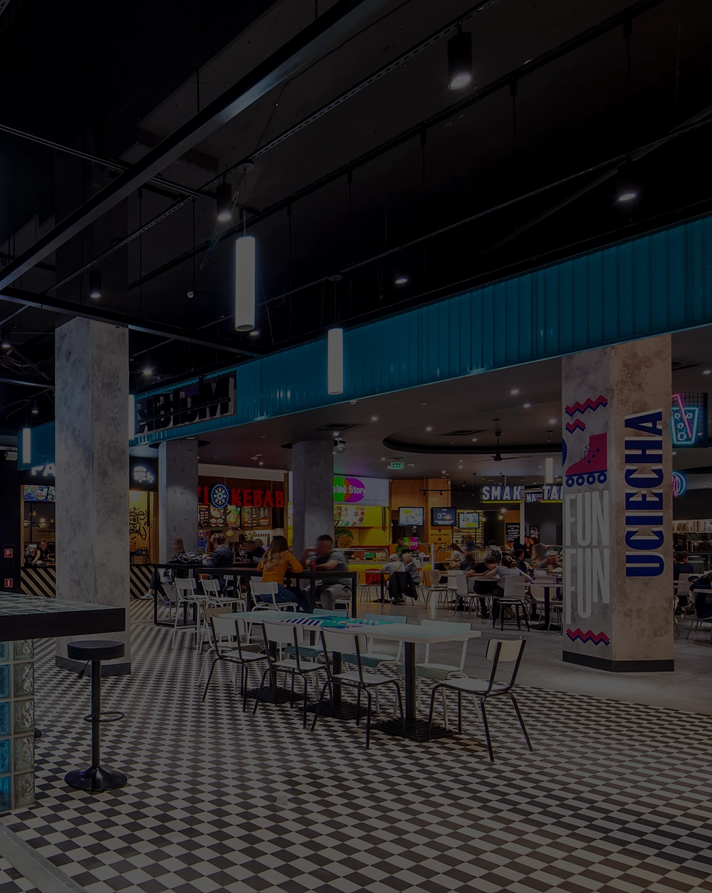 pasaż grunwaldzki strefa jedzeniowa food stacja