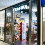 Wejście do punktu Trafika w Pasażu Grunwaldzkim