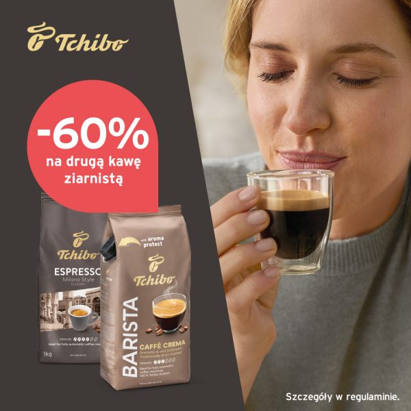 Promocja Festiwal Ziaren w Tchibo Pasaż Grunwaldzki Wrocław rabat 60 procent na drugą kawę ziarnistą