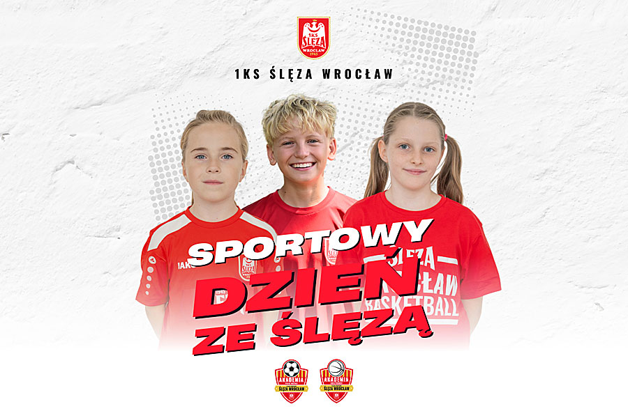 Pasaż Grunwaldzki Sportowy Dzień ze Ślęzą Wrocław darmowe atrakcje dla dzieci uśmiechnięci młodzi zawodnicy